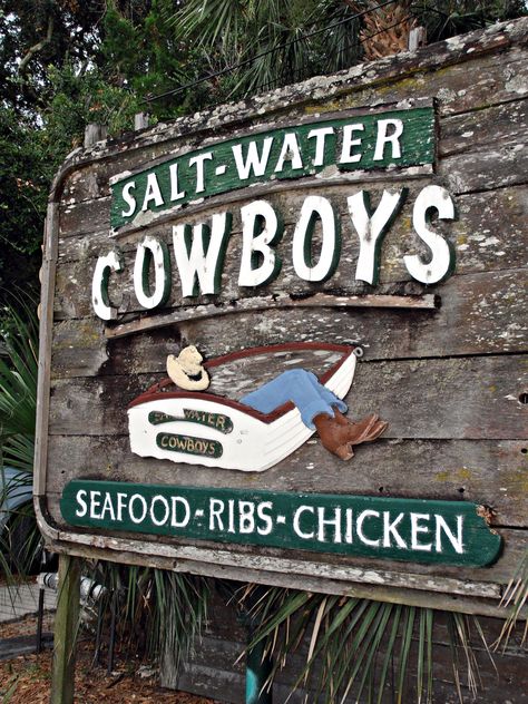 SaltWater Cowboy restaurant,St Augustine beach.Florida St Augustine Restaurants, Restaurants Outdoor Seating, Saint Augustine Beach, St Augustine Beach, Florida Adventures, St Augustine Florida, Christmas Carols, Florida Living, Visit Florida