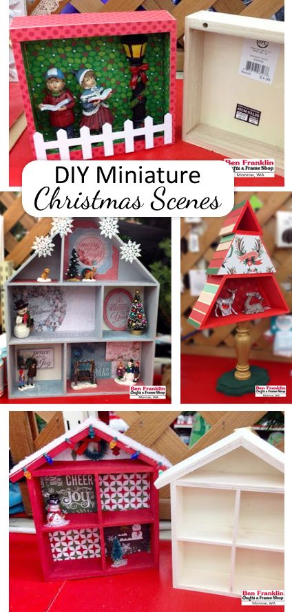 Miniature Christmas Shadow Boxes, Dollar Tree Christmas Shadow Box Diy, Christmas Miniatures Scene Diy, Diy Christmas Minature Scenes, Miniature Christmas Scenes Diy, Diy Christmas Miniatures, Miniature Christmas Scenes, Christmas Miniatures Diy, Christmas Miniatures Scene