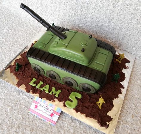 Army Tank Cakes For Boys, Army Tank Birthday Cake, Tank Cakes For Boys, Tank Cake Ideas, Army Tank Cake, Army Birthday Cakes, Tank Cake, Army Cake, Army Birthday Parties