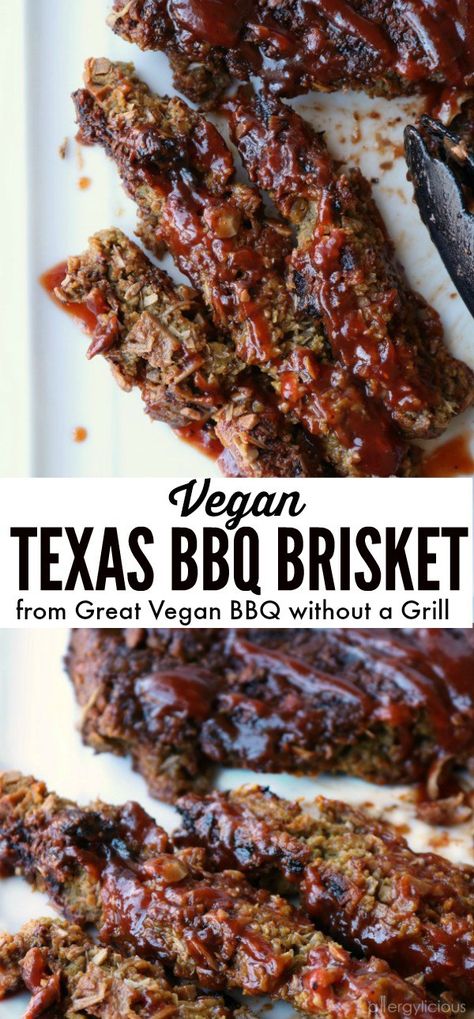 Vegan Brisket, Texas Bbq Brisket, Vegan Meat Recipe, Vegan Bbq Recipes, Vegetarian Bbq, Jackfruit Recipes, Bbq Recipe, Brisket Recipe, Bbq Brisket