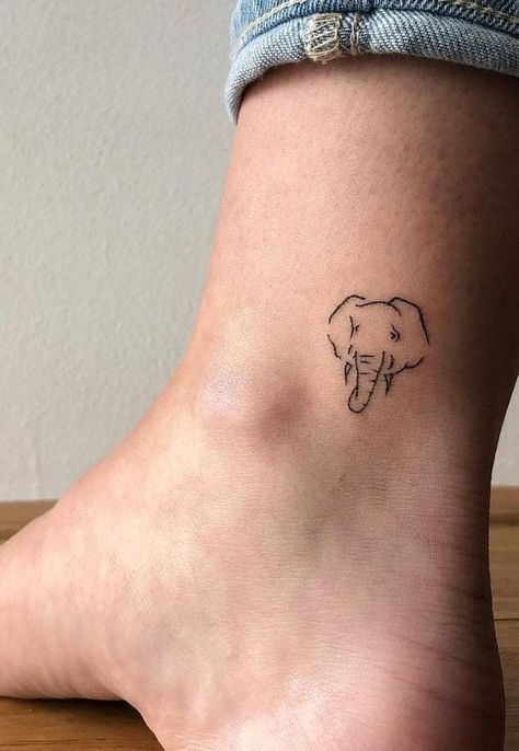 Tattoo Art Design, Small Foot Tattoos, Tattoo Snake, Elephant Tattoo Design, Foot Tattoos For Women, Inspiration Tattoos, Small Girl Tattoos, Mandala Tattoo Design, Elephant Tattoo