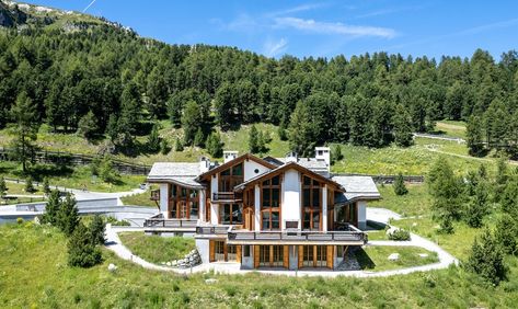 Luxury houses with garden for sale in Saint Moritz, Grisons, Switzerland | JamesEdition Switzerland Houses Luxury, Switzerland Mansion Luxury, Switzerland House Design, Switzerland House Interiors, Home In Switzerland, Switzerland House Cottages, Switzerland Mansion, Houses In Switzerland, Switzerland Homes