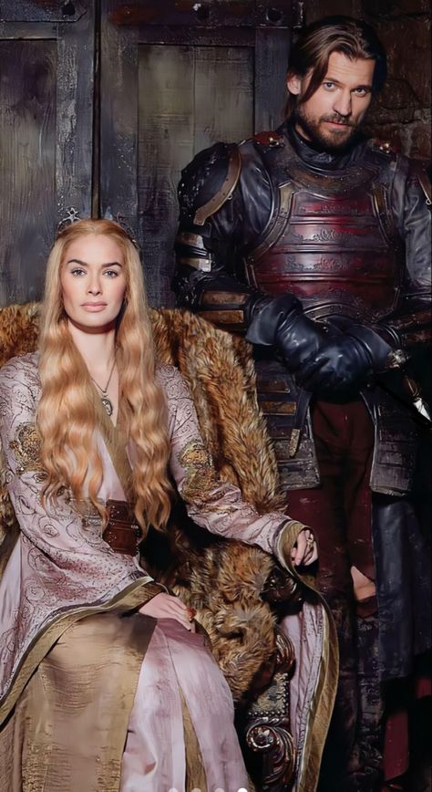 Jamie And Cersei, Mormont Game Of Thrones, Cersei Lannister Jaime, Cercei Lannister, Jamie Lannister, Cersei And Jaime, Game Of Thrones Poster, Game Of Thrones Costumes, Game Of Thrones Series