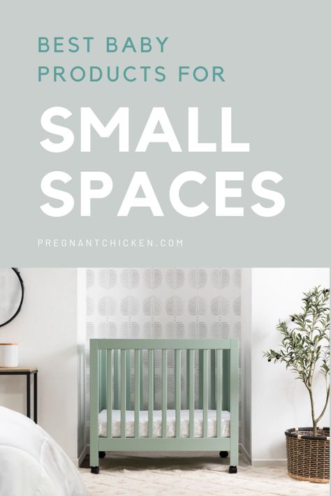 Whether you’re trying to figure out how to fit all this gear into a small space, live somewhere with no storage, or are just interested in super innovative baby gear, there are some seriously cool options for space-saving baby essentials that minimize space requirements without losing functionality. Here are 17 of the best space-saving pieces of baby gear out there and why we love them. Nursery Space Saving Ideas, Baby In Small Apartment, Small Space Baby Organization, One Bedroom Apartment With Baby, Small Nursery Ideas Space Saving, Cribs For Small Spaces, Ikea Baby Nursery, Small Space Baby, Nursery Set Up