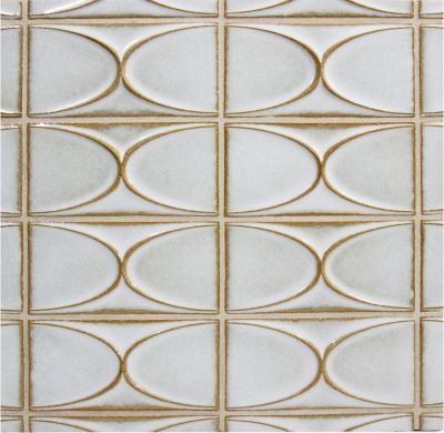 Nottingham Field Tile | ANN SACKS Tile & Stone Ann Sacks Tile Kitchen, Modern Bathroom Fan, Bathroom Tiles Modern, Oval Tile, Small Half Bathrooms, Craftsman Tile, Ann Sacks Tile, Modern Backsplash, Ann Sacks Tiles