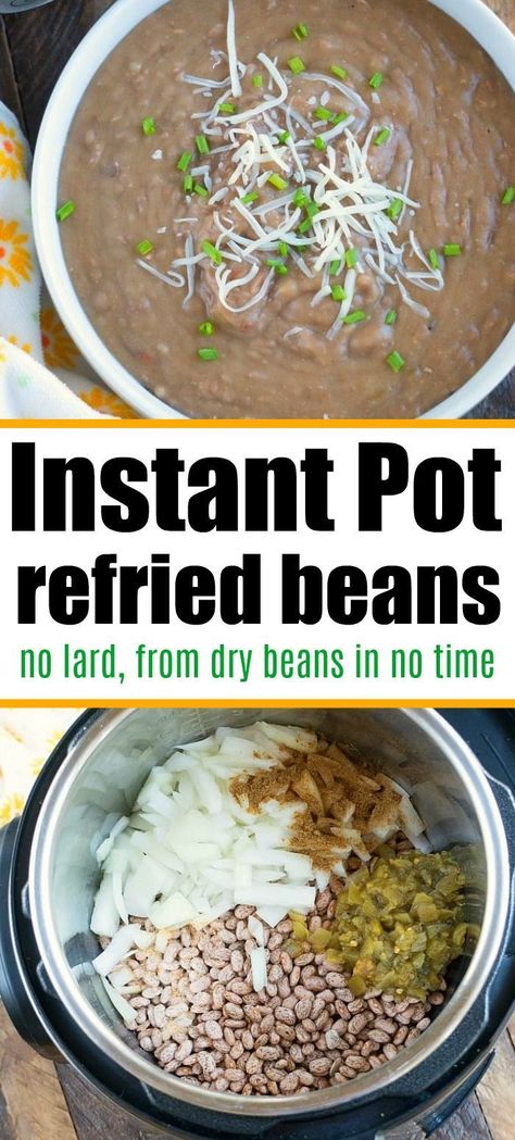 Pressure Cooker Refried Beans, Instant Pot Refried Beans, 7 Layer Dip, Homemade Refried Beans, Refried Beans Recipe, Frijoles Refritos, Layer Dip, Salad Pasta, Best Instant Pot Recipe