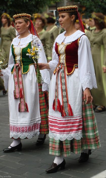 Lithuania Lithuania Traditional Clothing, Lithuanian Culture Clothing, Latvia Traditional Clothing, Estonia Traditional Clothing, Latvian Traditional Clothing, Lithuanian Traditional Clothing, Lithuanian Folk Costume, Traditional European Clothing, Baltic Clothing