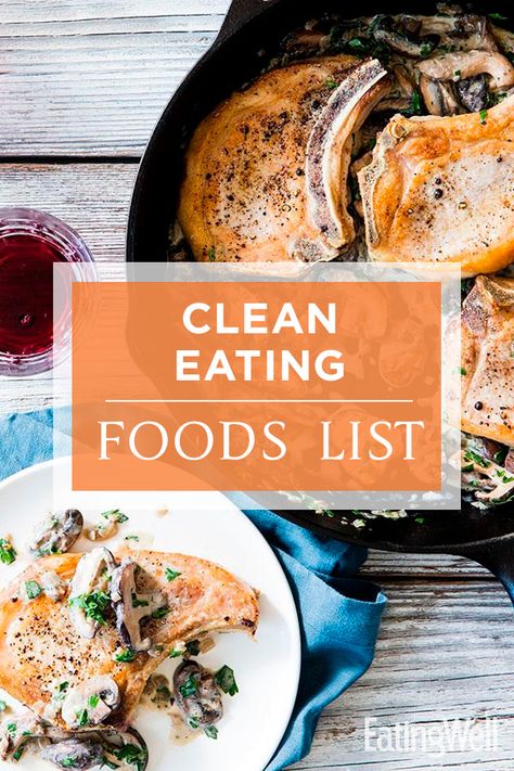 Clean up your diet with these healthy clean foods to eat more often and learn which foods to watch out for. #cleaneating #howtoeatclean #cleaneatingrecipes #cleanfoods #cleanrecipes #cleaneatingideas #recipe #eatingwell #healthy No Processed Food Diet, Clean Eating Rules, Clean Eating Food List, Health Lunch, Healthy Eating Meal Plan, Clean Foods, Meat Diet, Delicious Clean Eating, Clean Eating Recipes For Dinner