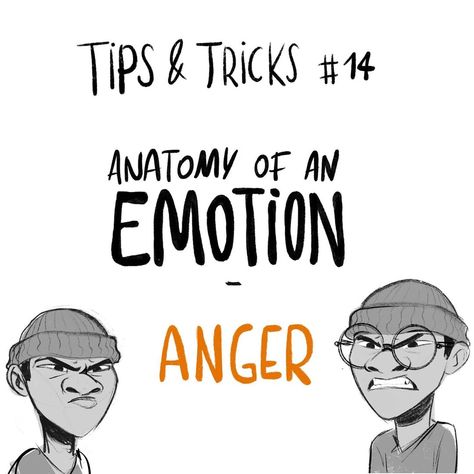 @joua.k shared a photo on Instagram: “Some thoughts about anger. As usual, these are observations and notes to myself, and I hope they will help you too. If you find that…” • Feb 4, 2021 at 5:20pm UTC Anger Character Design, Comic Face Expressions, Nervous Expression, Expressions Tutorial, Storyboard Tips, Drawing Advice, Reference Face, Go Study, Notes To Myself