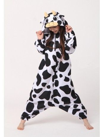 Cheap Polyester Cow Onesies Kigurumi Pajamas Costume Cat Woman Costumes, Boochelorette Party, Black Leather Outfits, Cow Onesie, Star Sign Capricorn, Onesies Costumes, Black Leather Outfit, Animal Onesies, Pajama Costume