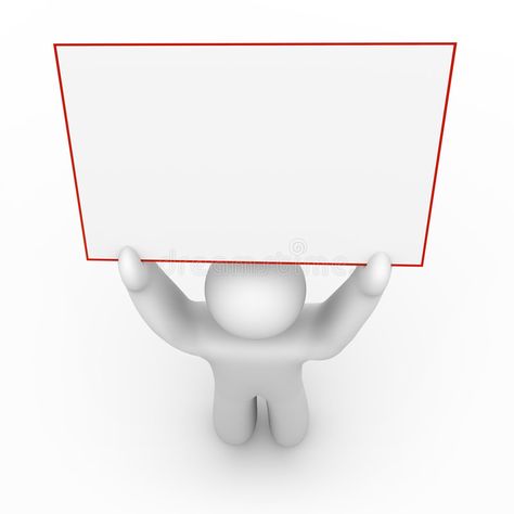 Person Holding a Blank Sign - 1. A white figure holds a blank sign that can incl , #Sponsored, #Sign, #white, #Person, #Holding, #Blank #ad White Figures Tiktok, Holding Up A Sign, Holding A Sign, Figure Holding Something, Person White Background, Person Holding Sign Drawing, Holding Sign, Person Holding A Sign Drawing, Person Holding Sign