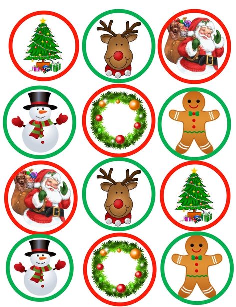 Fairy Cupcakes, Frosted Cake, Christmas Cupcake Toppers, Christmas Hostess, Christmas Advent Calendar Diy, Christmas Cupcake, Edible Cupcake Toppers, Christmas Diamonds, Christmas Topper