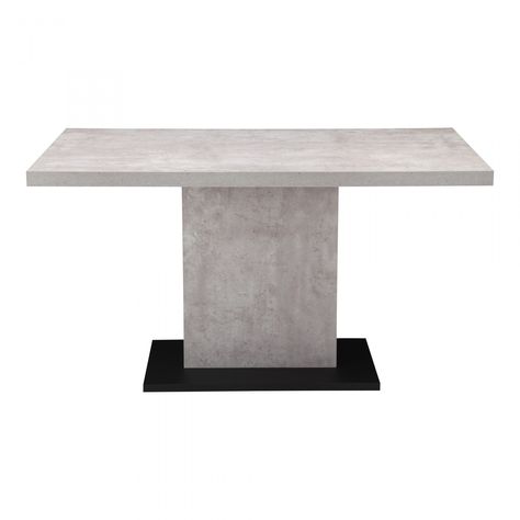 Hanlon Dining Table - Dining Tables - MOE'S Wholesale Modern Concrete Kitchen, Concrete Kitchen Table, Remote Design, New York City Living, Beautiful Dining Table, Clean Concrete, Kitchen Table And Chairs, Apartment In New York, Dining Table Light