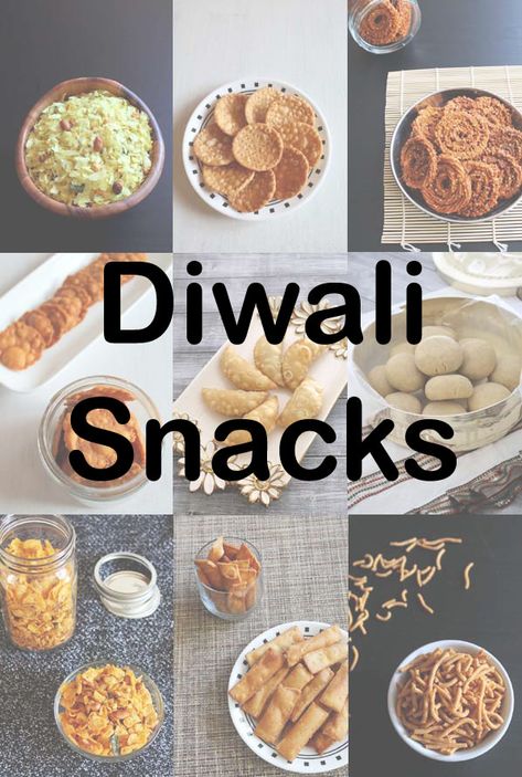 Diwali snacks recipes (50 Savory Diwali Recipes) - Spice Up The Curry Diwali Desserts, Baked Samosa, Diwali Theme, Frankie Recipe, Tandoori Paneer, Diwali Crafts, Gujarati Snacks, Diwali Recipes, Diwali Snacks