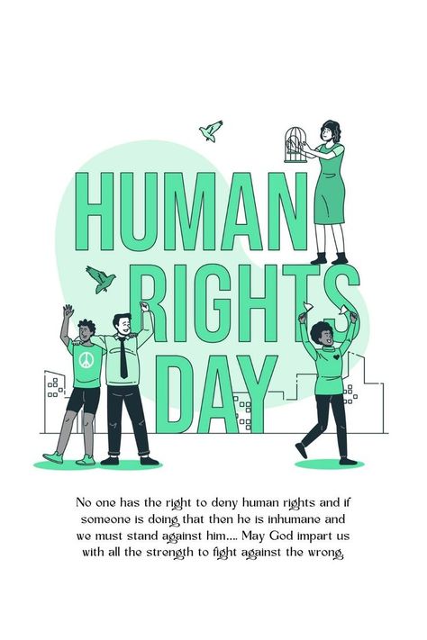 Happy Human Rights Day! Human Rights Day Poster Design, Human Rights Day Poster, Happy Human Rights Day, Birthday Wishes Songs, Happy Human, Human Rights Day, Flower Prints Art, Day Wishes, Human Rights