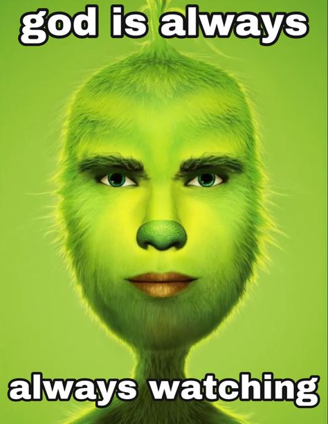 Grinch, To Share, Funny Memes, Memes, Funny, Green