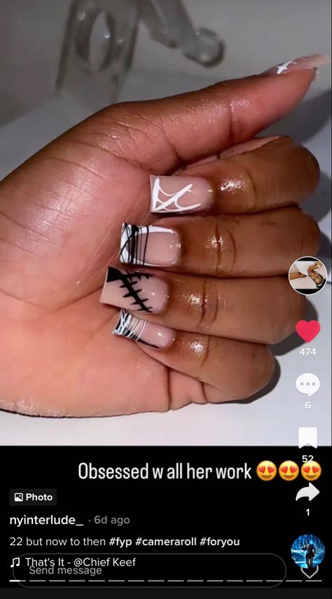 Short Set Acrylic Nails Black Women, Classy Full Set Nails, Shorties Acrylic Nails Halloween, Short Acrylic Nails Designs Black Women, Short Halloween Nail Designs Black, Thanksgiving Design Nails, Halloween Nail Sets Short, Fall Birthday Nails Short, Shorties Acrylic Nails Square Design