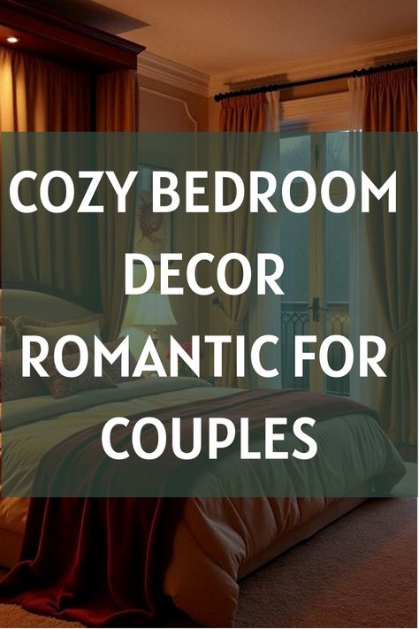 Cozy Bedroom Decor Romantic for Couples Romantic Lights Bedroom, Rustic Romantic Bedroom Ideas, Valentine’s Day Bedroom Decor, Sensual Bedroom Decor, Couple Room Ideas Bedrooms Married, Adult Bedroom Ideas For Couples Cozy, Classy Bedroom Ideas For Couples, Rustic Romantic Bedroom, Married Couples Bedroom