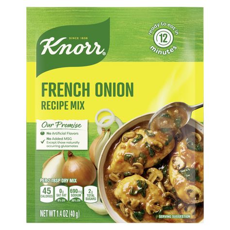 French Onion Chicken | Knorr US French Onion Soup Dip Recipe, Chicken Onion Soup Mix Recipe, Knorr Recipes, Onion Soup Mix Recipe, Dry Soup Mix, French Onion Chicken, French Onion Soup Recipe, Onion Soup Recipes, French Onion Dip