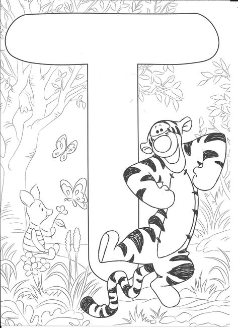 Coloring page Alphabet Disney, Modele Zentangle, Disney Coloring Sheets, Disney Letters, Coloring Letters, Disney Alphabet, Disney Princess Coloring Pages, Abc Coloring Pages, Flag Coloring Pages