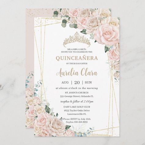 Quinceanera invitations ideas