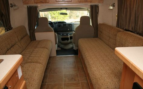 Downsizing Done Right: Born Free's 20-Foot Mini Motorhome Small Camper Interior, Mini Motorhome, Small Motorhomes, Motorhome Travels, Motorhome Interior, Class B Rv, Class C Motorhomes, Luxury Rv, Interior View