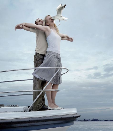 titanic parody seagull attack boat ship water ocean Titanic Funny, Expectation Vs Reality, Open Art, Perfectly Timed Photos, Love Boat, Beautiful Dream, Metal Art Projects, Epic Fails, Dating Humor