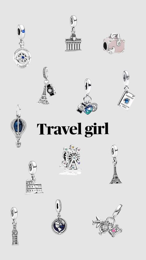 Reisen 🌍🗽🪩 Bracelet Charms, Pandora Bracelet Charms, Follow Your Heart, Pandora Bracelet, Girls Trip, Charms, Charm Bracelet, Bracelet, Travel