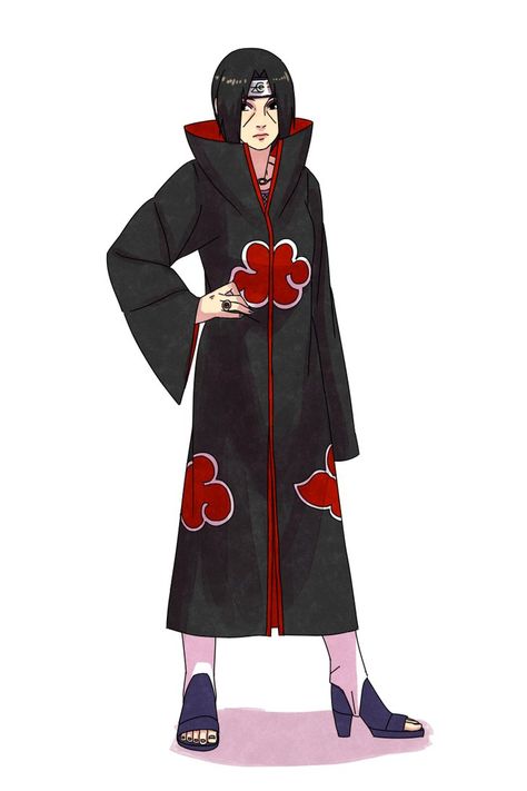 Itachi-chan by steampunkskulls Mangekyou Sharingan, Naruto Oc Characters, Manga Naruto, Naruto Drawings, Kushina Uzumaki, Naruto Uzumaki Art, Naruto Fan Art, Naruto Cosplay, Naruto Shippuden Characters