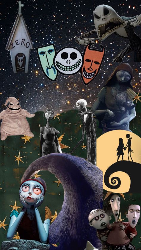 Nightmare Before Christmas Collage, Christmas Collage, Nightmare Before, Nightmare Before Christmas, Before Christmas, Collage, Christmas, The Nightmare Before Christmas