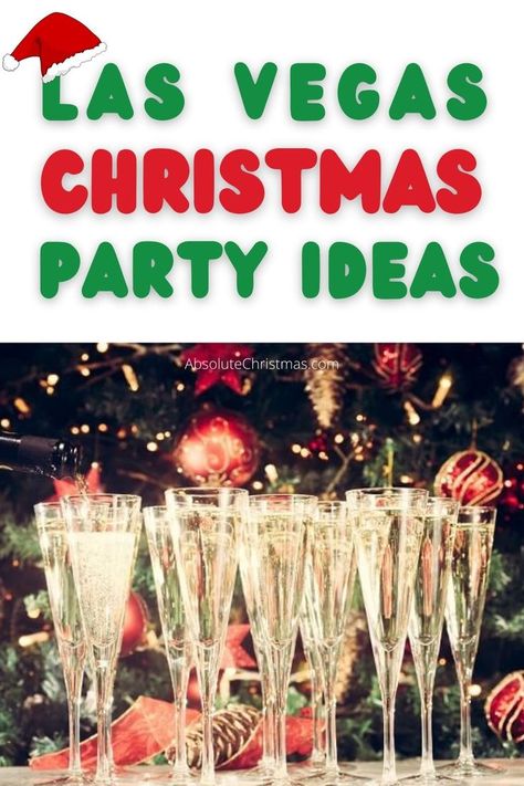 The best Las Vegas party ideas with party foods, party games, decor ideas and more for this holiday season! #christmasparty Vegas Christmas Party, Casino Holiday Party, Vegas Party Decorations, Las Vegas Party Theme, Vegas Christmas, Christmas In La, Las Vegas Christmas, Christmas Classroom Treats, Vegas Theme Party