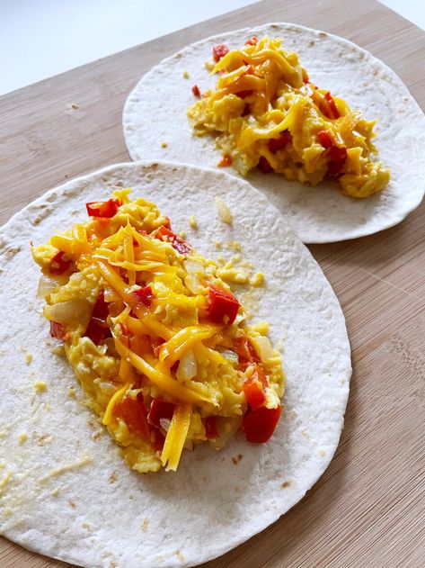 Freezer Breakfast Burritos — Married To My Macros - Personalized Nutrition Coaching Macro Friendly Breakfast Recipes, Macro Friendly Breakfast, Breakfast Ham, Pumpkin Protein Pancakes, Freezer Breakfast Burritos, Macro Friendly Meals, Wheat Tortillas, Breakfast Recipe Ideas, Macro Recipes