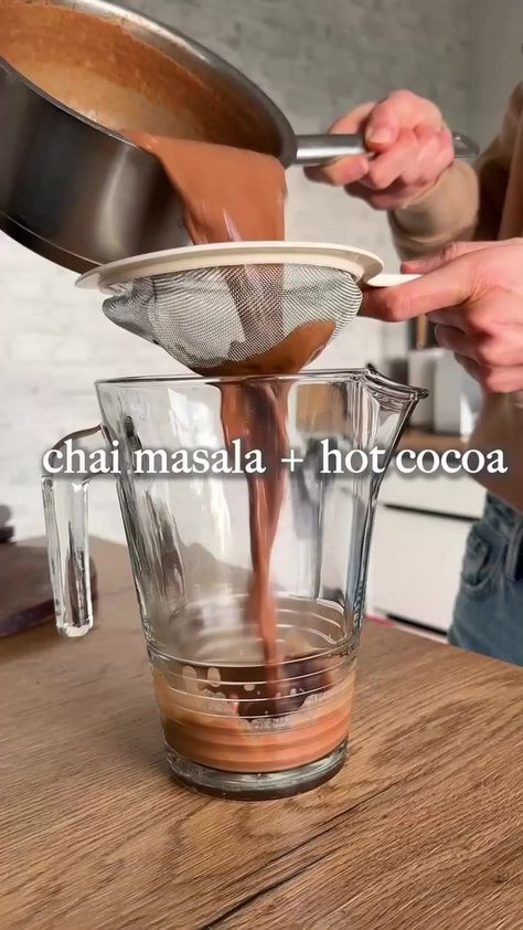 Chai Hot Chocolate, Chai Masala, Homemade Chai, Dark Chocolate Recipes, Cardamom Pods, Masala Tea, Chai Recipe, Black Tea Bags, Vegan Drinks