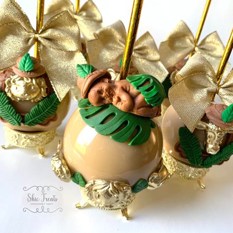 Safari Candy Apples, Chocolate Pretzel Rods, Candy Apple Recipe, Gourmet Apples, Chocolate Apples, Candy Popcorn, Apple Dip, Chocolate Oreos, Caramel Candy