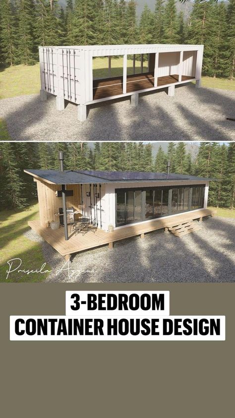 Shipping Container Sheds, Cargo Home, Sea Container Homes, Shipping Container Home Designs, Cheap Backyard, Shipping Container House Plans, Building A Container Home, Container Architecture, Front Porch Ideas Curb Appeal