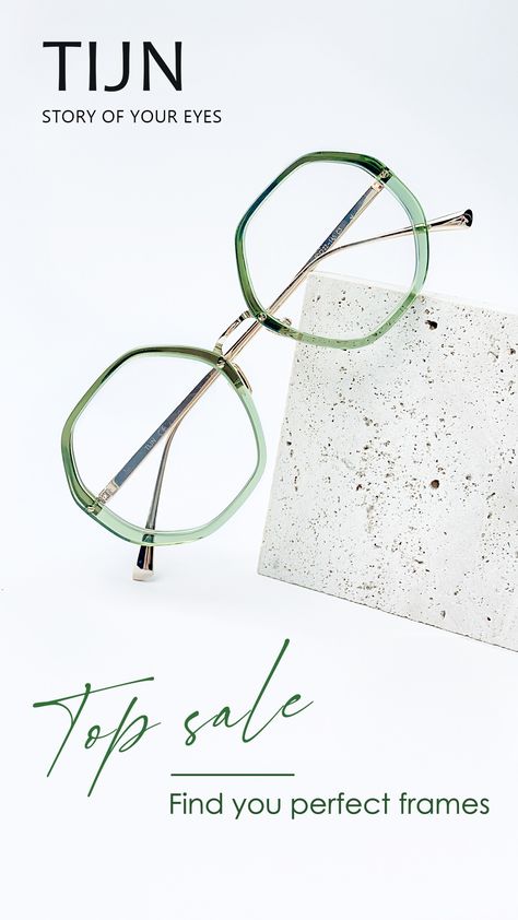 Find frames that suit your style!😍LIMITED-TIME👉
$30 OFF 2 pairs🌈Which one is your fav?
✔Blue Light Filter ✔Prescription ✔Non-prescription
#TIJN #SS23 #eyewear #optical #newarrivals #henk Eyewear Branding Design, Glasses Poster Design, Eyewear Branding, Eyewear Photography, Eyewear Store Design, Life Is Art, Glasses Inspiration, Specs Frame, Optical Eyewear