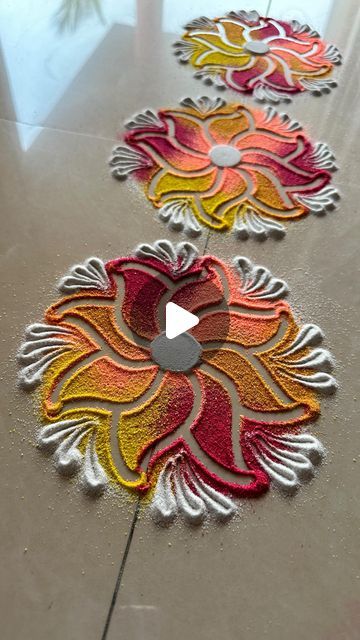 Unique Rangoli, Creative Rangoli, Border Rangoli, Rangoli Patterns, November 17, Festival, Pattern, On Instagram, Quick Saves