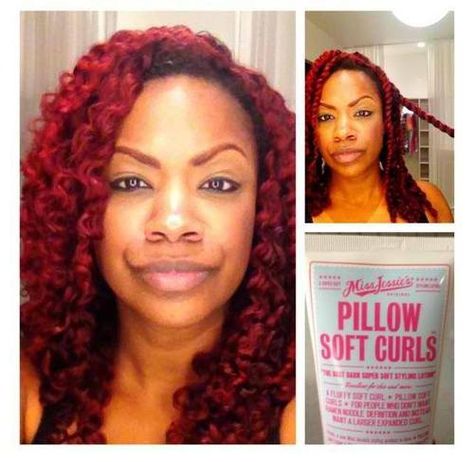 image Pillow Soft Curls, Miss Jessie, Heatless Curls Overnight, Baking Soda Bath, Chignon Wedding, Kandi Burruss, Braided Updo Wedding, Flat Iron Curls, Ethnic Hairstyles