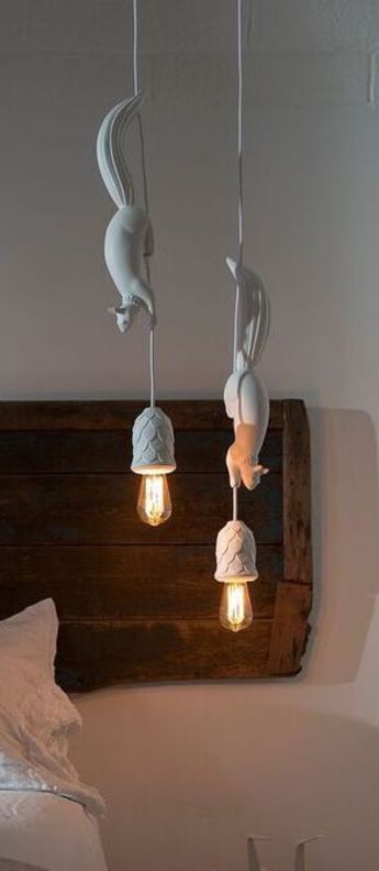 Looking for original lighting... Try animal lamps ! - Nedgis Lighting Workspaces Design, Luminaire Original, Animal Lamp, Diy Lampe, Luminaire Design, The Ceiling, Home Office Design, Lampshades, Lamp Design