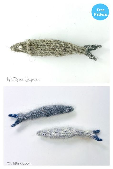 Anchovy Addict Free Knitting Pattern Toys Knitting Patterns Free, Peacock Knitting Pattern, Moth Knitting Pattern, Fish Knitting Patterns Free, Easy Quick Knitting Projects, Cute Knitting Ideas Easy, Crochet Catfish Pattern Free, Knitting Patterns Beginner Easy, Knit Christmas Ornaments Pattern Free