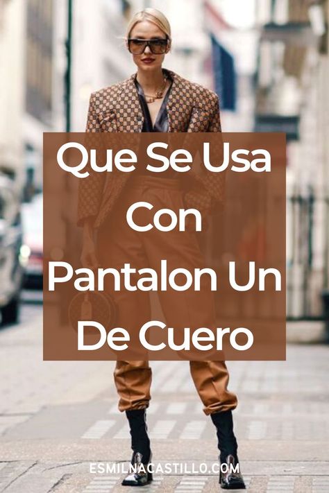 Aprender a combinar pantalones de cuero puede parecer una labor complicada de controlar, pero son increíblemente simples de utilizar y una de las piezas de vestuario más versátiles. Simples de vestir linda o informalmente y increíblemente favorecedores, los pantalones de cuero son la parte populares donde invertir. Outfits Leggins, Outfits With Leggings, Casual Outfits, Leggings, Fashion Outfits