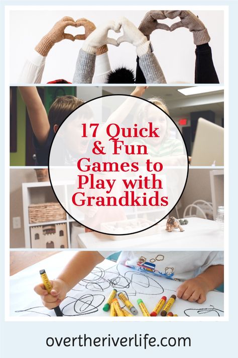 Fun With Grandkids Ideas, Games To Play With Grandkids, Activities With Grandkids, Activities To Do With Grandkids, Grandkids Sleepover Ideas, Grandparents Day Games Preschool, Things To Do With Your Grandma, Fun Things To Do With Grandkids, Sleepover At Grandmas House