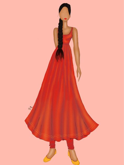 Anarkali Anarkali Illustration, Anarkali, Digital Illustration, Fashion Illustration, Disney Princess, Disney Characters, Disney