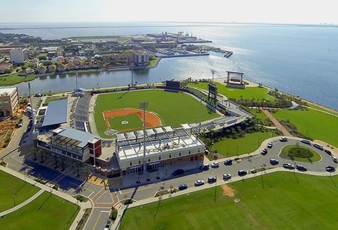 The Best Minor League Ballparks to Visit | Cool Material Major League Baseball Stadiums, Padres Baseball, Mlb The Show, Apartment Floor, Little League Baseball, Baseball Park, College Baseball, Dream Clients, The Sandlot