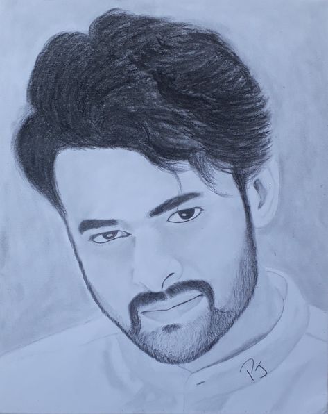 Prabhas Saaho PJArts Prabhas Pencil Sketch, Prabhas Drawing Pencil, Prabhas Drawing, Pencil Drawings Tumblr, Halftone Art, Pencil Sketch Portrait, Pencil Sketches Easy, Pikachu Drawing, Illusions Art