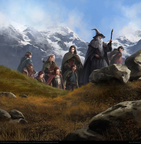 The Ring Goes South, JB Casacop on ArtStation at https://www.artstation.com/artwork/nNQLE Tolkien Artwork, John Howe, The Fellowship Of The Ring, Gandalf The Grey, Middle Earth Art, Tolkien Art, Lotr Art, Septième Art, Fellowship Of The Ring