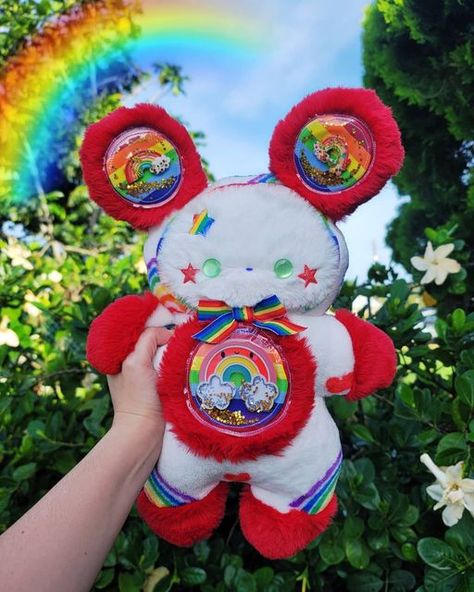 Object Oc, Bear Ideas, Crochet Doll Tutorial, Cute Plushies, Kawaii Plush, Kawaii Plushies, Handmade Plush, White Bear, Kawaii Aesthetic