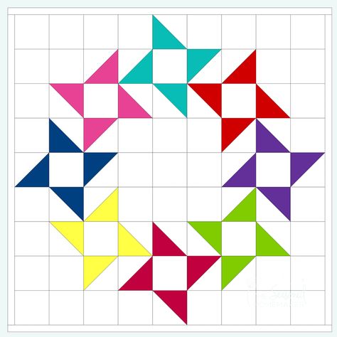 Friendship Block Pattern, Half Square Star Quilt, Double Square Star Quilt Pattern, 5 Point Star Quilt Blocks Pattern Free, Friendship Star Quilts Ideas, X Block Quilt Pattern, Friendship Star Quilts, Friendship Quilt Blocks Free Pattern, Fast Easy Quilt Patterns