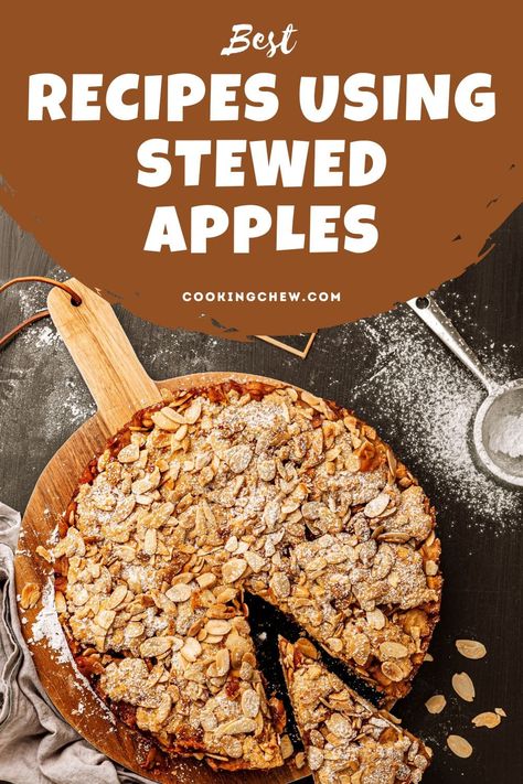 Stew Apples Recipes, Stewed Apples Recipes, Cooking Apple Recipes, Stewed Apples Recipe, Apple Loaf Cake, Stewed Apples, Recipe Using Apples, Homemade Goods, Apple Streusel