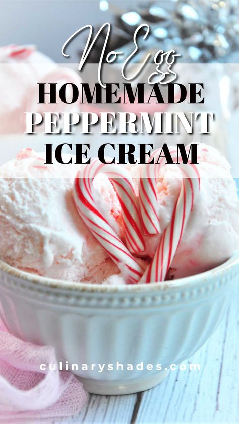 Peppermint Ice Cream Recipe, Peppermint Stick Ice Cream, Cookies Cream Ice Cream, Cuisinart Ice Cream, Cuisinart Ice Cream Maker, Peppermint Ice Cream, Christmas Peppermint, Ice Cream Maker Recipes, Ice Cream Mixture